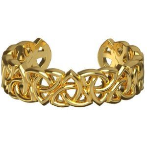 Кольцо Трикветра, золото 585 - Amorem