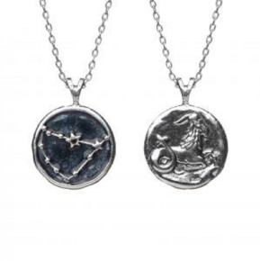 Кулон, Знак зодиака Козерог на цепочке, серебро 925 - Amorem