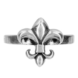 Кольцо Королевская Лилия, серебро 925 - Amorem
