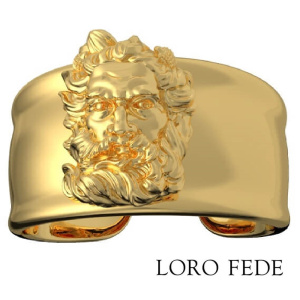 Кольцо LORO FEDE Посейдон, золото 585 - Amorem