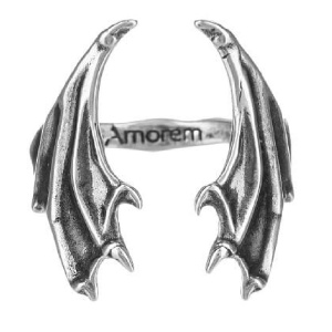 Кольцо Крылья Дракона, серебро 925 - Amorem