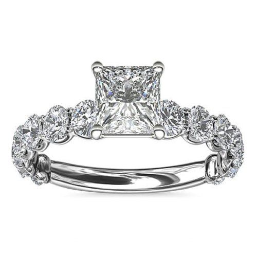 Помолвочное кольцо Нежный цветок, золото 585 и бриллианты - Amorem фото 1 Аmorem