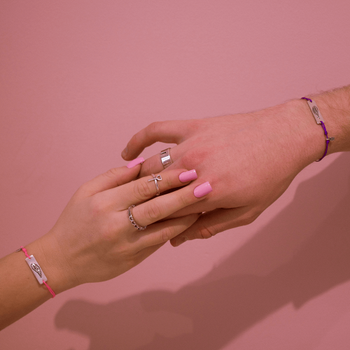 Парные кольца In Love для мужчины и женщины, серебро 925 - Amorem фото 1 Аmorem