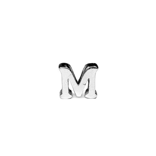 Буква M латинская, серебро 925 - Amorem фото 1 Аmorem
