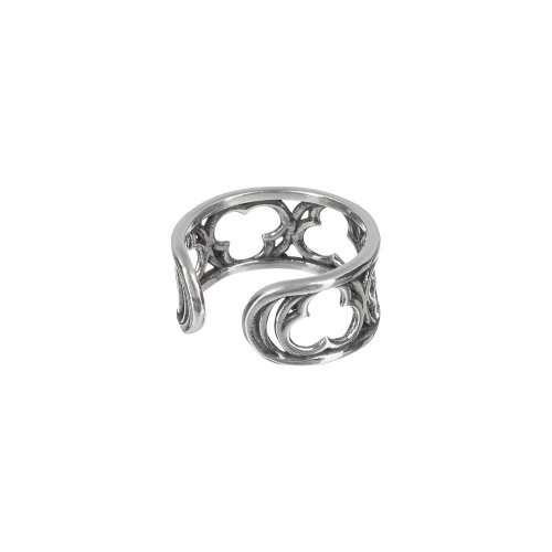 Кольцо Трилистник - трифоль, серебро 925 - Amorem фото 1 Аmorem