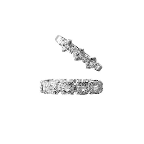 Кольцо Персиковая косточка, бриллианты, золото 585 пробы - Amorem фото 1 Аmorem