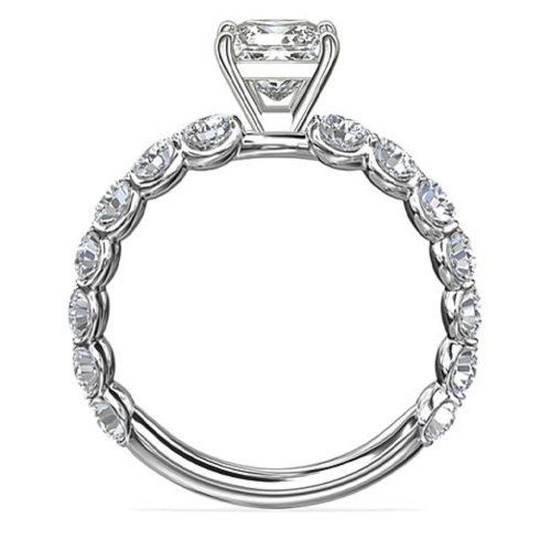 Помолвочное кольцо Нежный цветок, золото 585 и бриллианты - Amorem фото 2 Аmorem