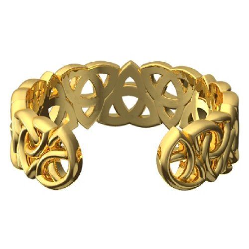 Кольцо Трикветра, золото 585 - Amorem фото 1 Аmorem