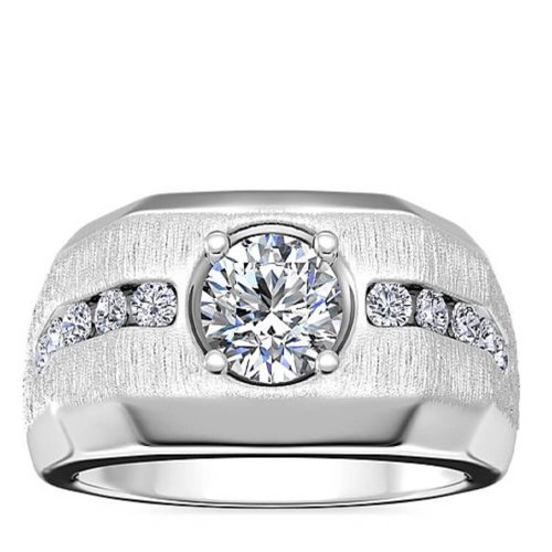 Мужское помолвочное кольцо Прочность, золото 585 и бриллианты - Amorem фото 1 Аmorem
