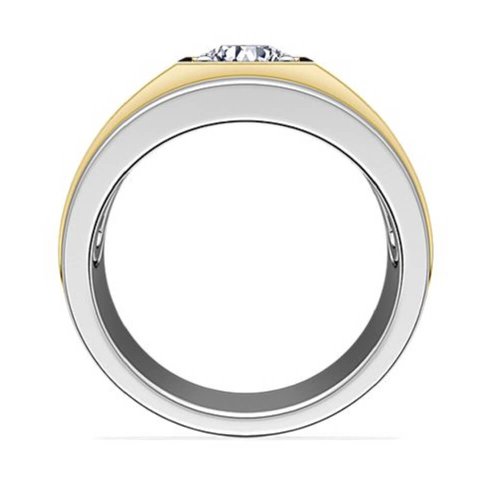 Мужское помолвочное кольцо Предназначение, золото 585 и бриллиант - Amorem фото 2 Аmorem