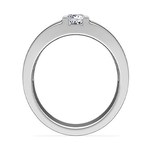 Мужское помолвочное кольцо Уверенность, золото 585 и бриллиант - Amorem фото 2 Аmorem