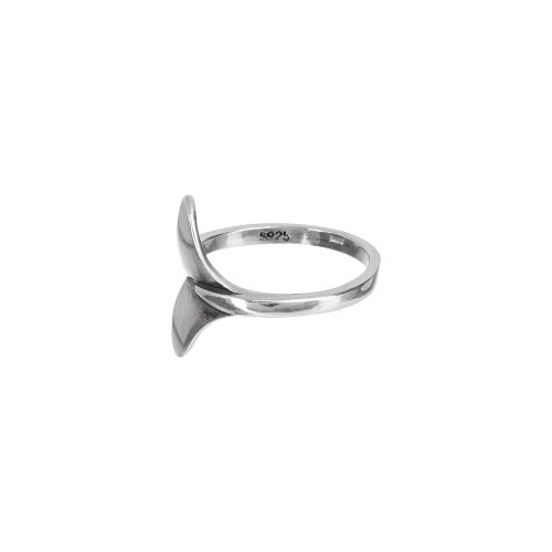 Кольцо Хвост Кита, серебро 925 - Amorem фото 1 Аmorem
