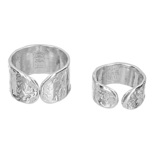 Фаланговые кольца Слитки, серебро 925 - Amorem фото 1 Аmorem