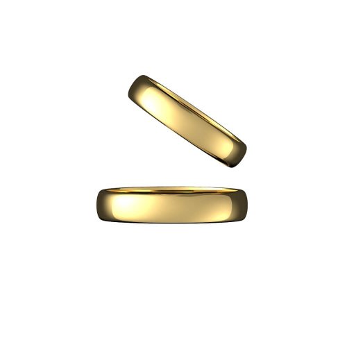 Обручальные кольца, золото 585 - Amorem фото 1 Аmorem