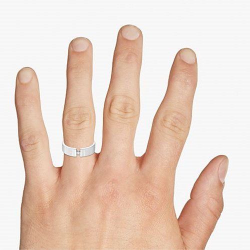 Мужское помолвочное кольцо Мужество, золото 585 и бриллиант - Amorem фото 3 Аmorem