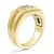 Мужское помолвочное кольцо Структура, золото 585 и бриллиант - Amorem фото 3 Аmorem