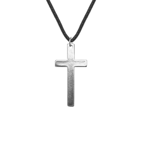 Кулон MEMO Крест, серебро 925