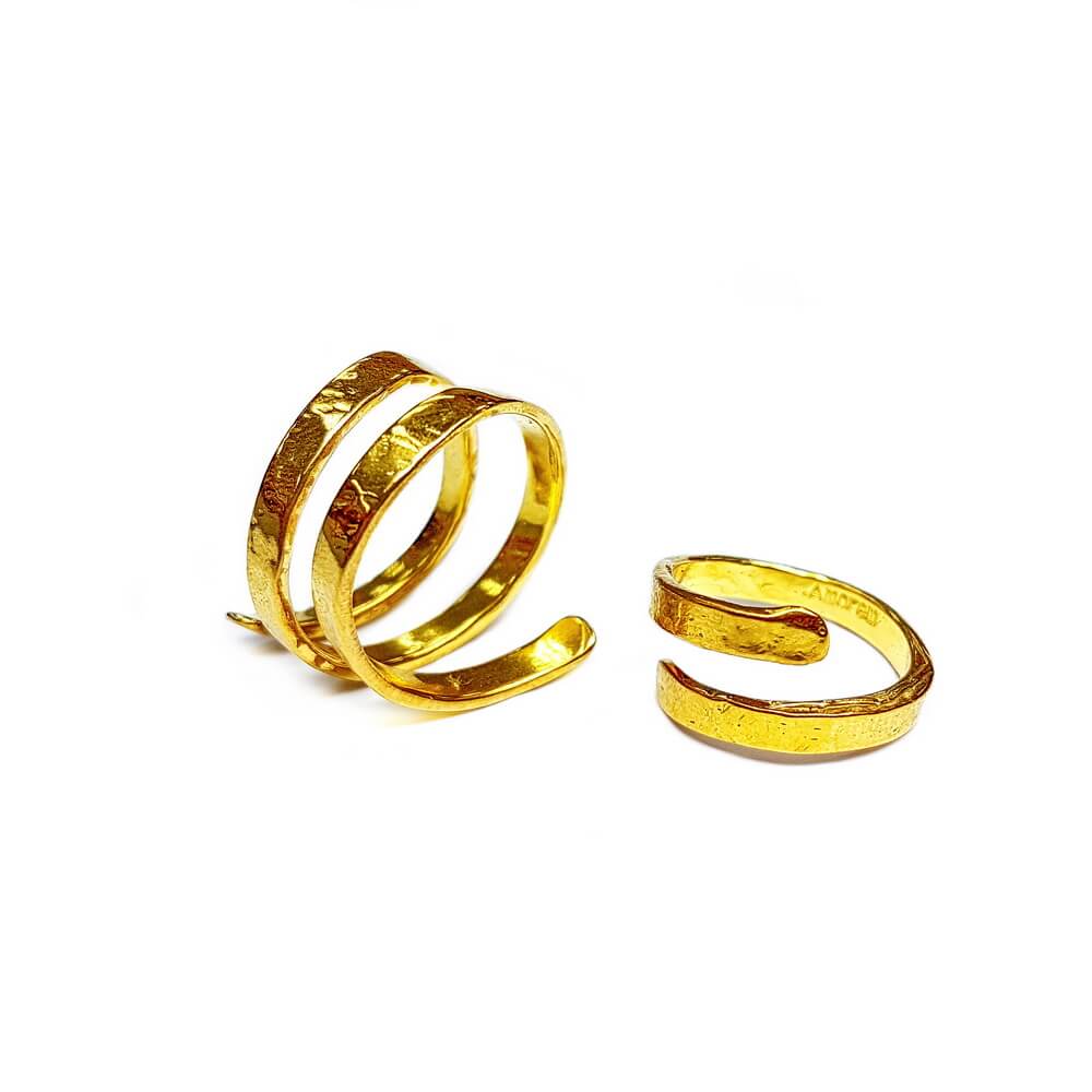 

Фаланговые кольца Новый день, золото 750