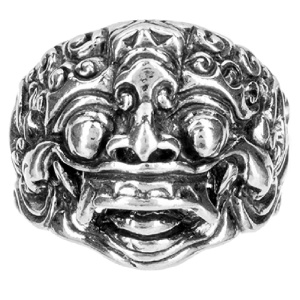Кольцо Маска Шивы, серебро 925