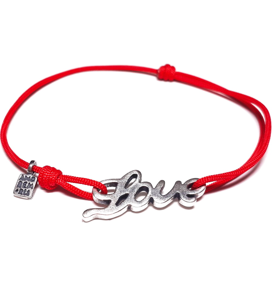 

Браслет Love, серебро 925