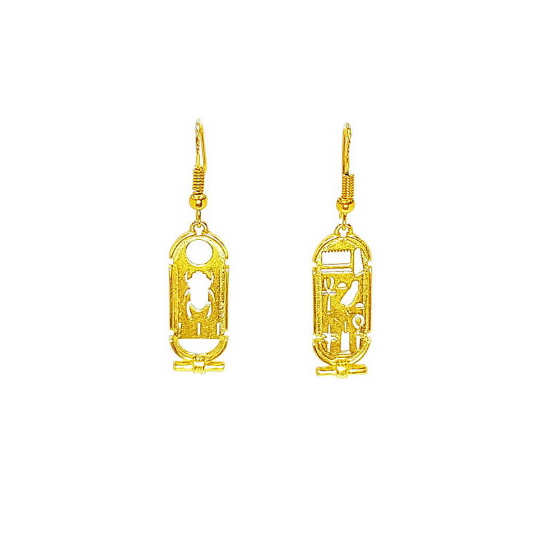 

Серьги Нефертити, золото 585