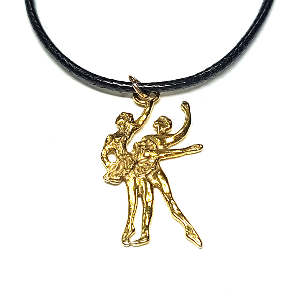 

Кулон Принц и Танцовщица, золото 585 пробы