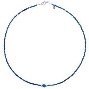 Колье "Сознание" из лазурита и серебра 925