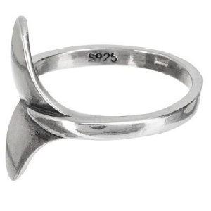 Кольцо Хвост Кита, серебро 925 - Amorem