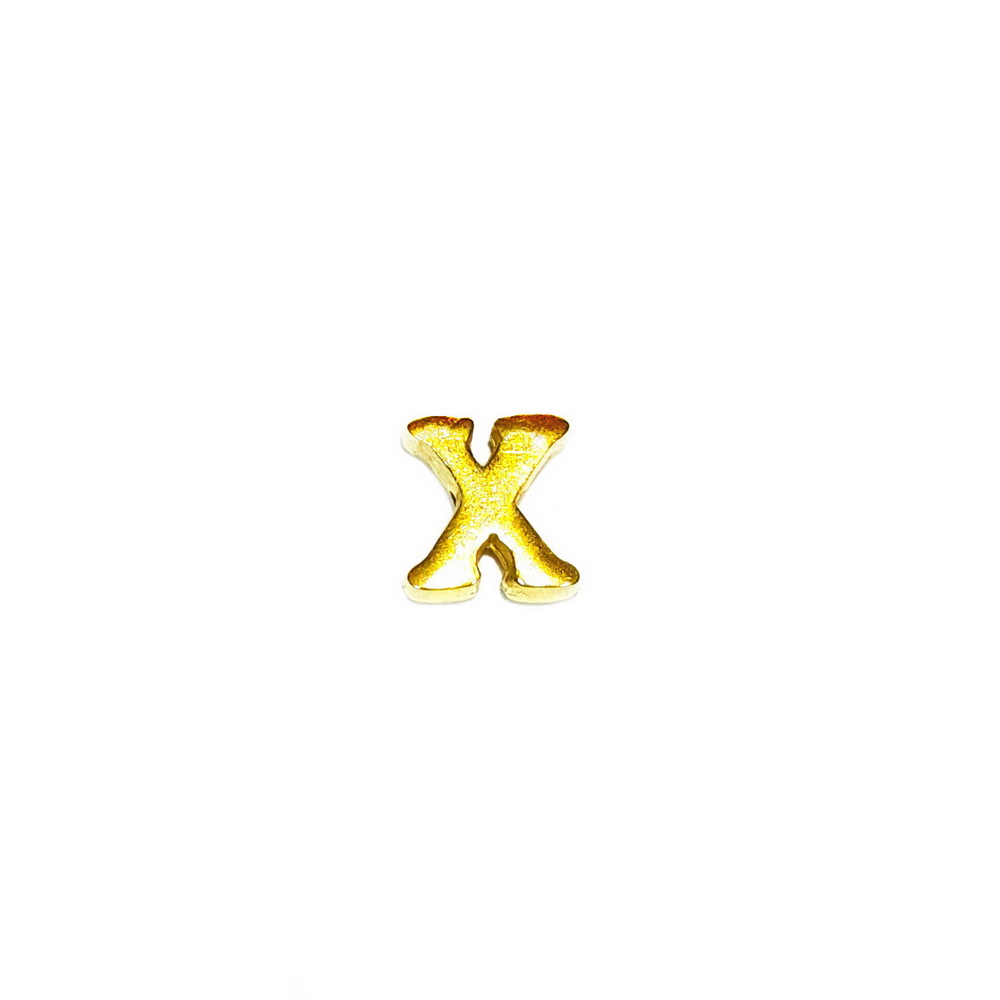 

Буква X латинская, золото 585