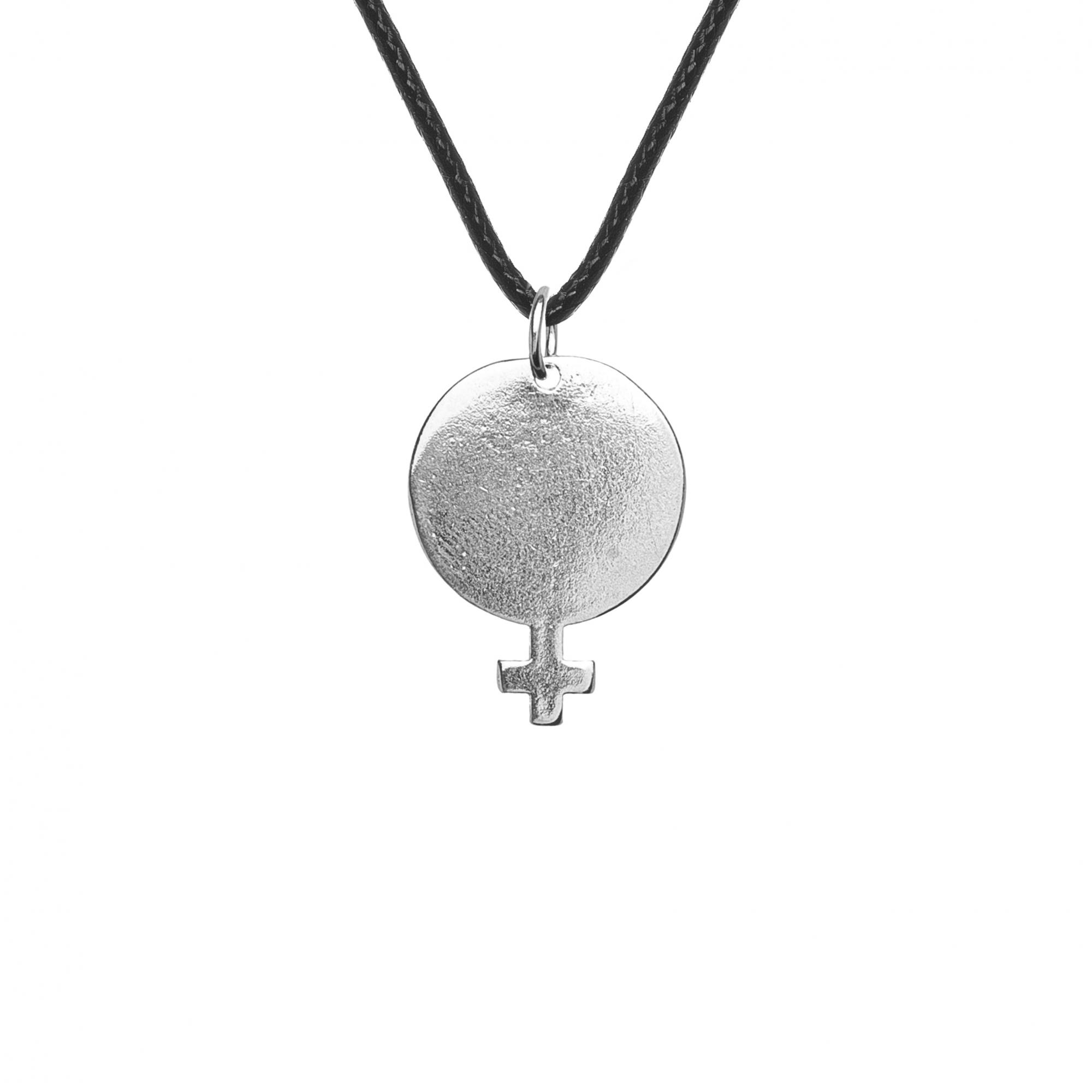 Кулон MEMO, Женский гендерный знак, серебро 925