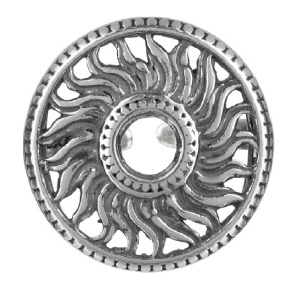 Кольцо Солнце, серебро 925