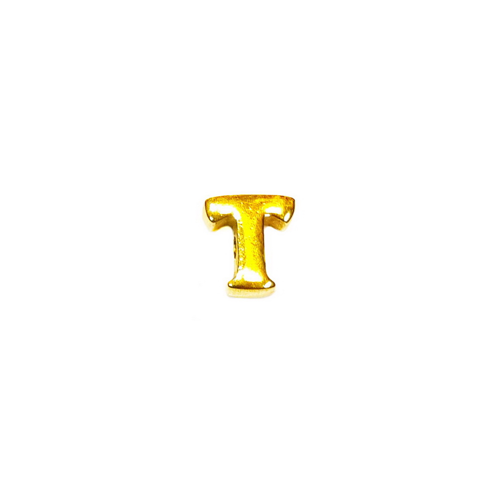 

Буква T латинская, золото 750