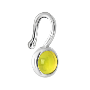 Кафф Свет, цитрин 6 мм, серебро 925