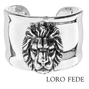 Кольцо LORO FEDE Лев, серебро 925