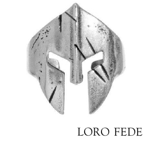 Кольцо LORO FEDE Molon Labe мужское, серебро 925