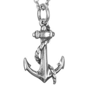 Кулон на цепи Якорь, серебро 925 — символ спокойствия и уверенности в себе