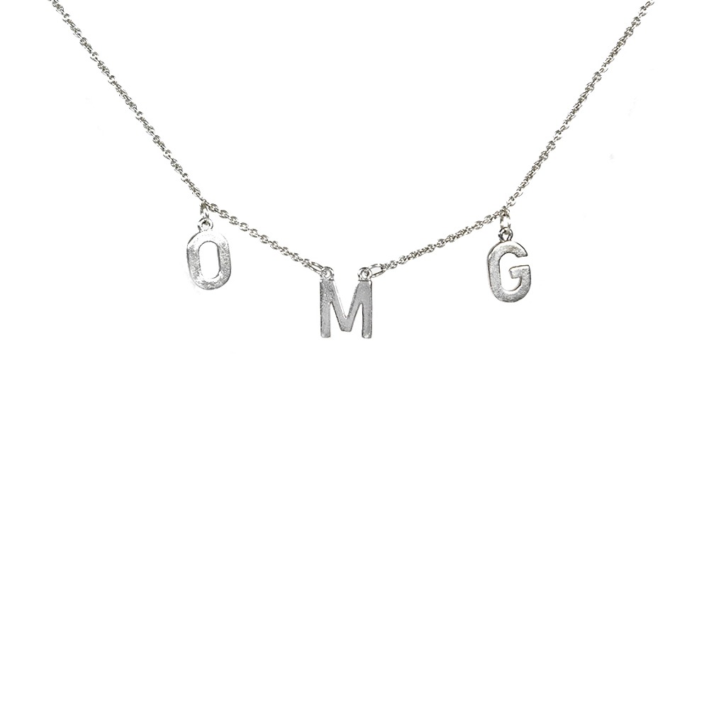 

Колье OMG, серебро 925