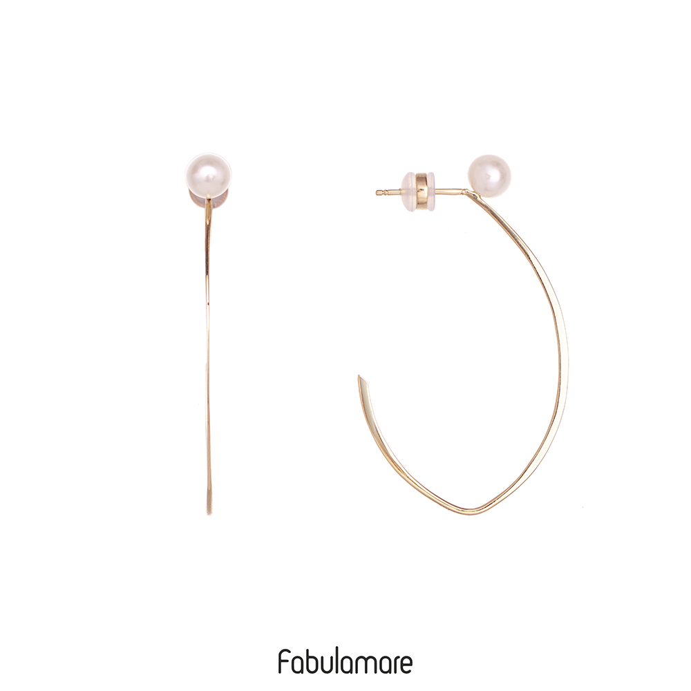 

Серьги Fabulamare Пенсакола, желтое золото 585