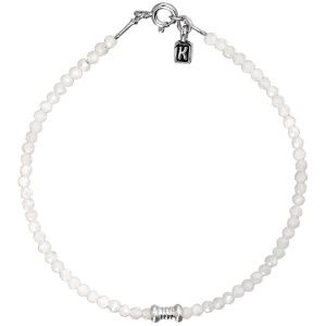 Браслет "Moon" из лунного камня и серебра 925