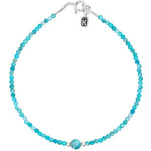 Браслет "Sky" из апатита и серебра 925