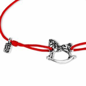 Браслет Лошадка, серебро — символ силы, движения вперёд и новых возможностей 2026 года - Amorem