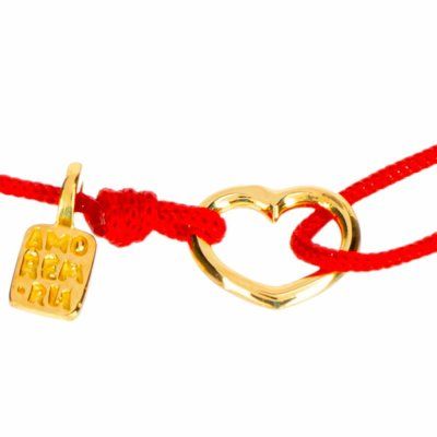  Браслет Сердечко, золото 585