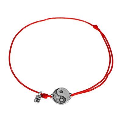 Браслет Инь-Ян большой, серебро 925 