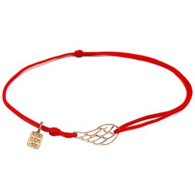  Браслет Крыло ангела, золото 585