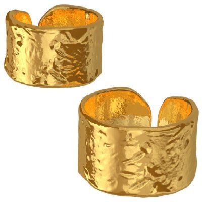 Фаланговые кольца Слитки, золото 585 — символ достатка и силы