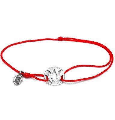  Браслет Цветок лотоса, серебро 925