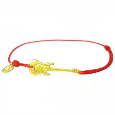  Браслет Гитара, золото 585