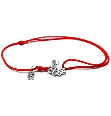  Браслет Осьминожка, серебро 925