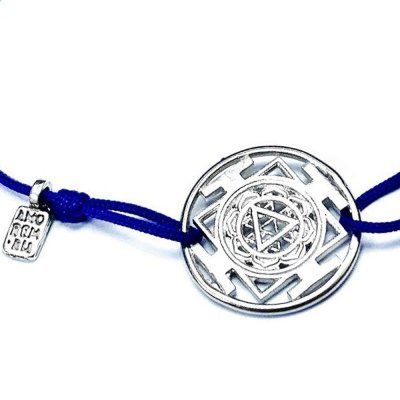 Браслет Янтра Дурга, серебро 925