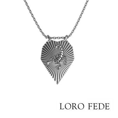 Кулон Скорпион, серебро 925